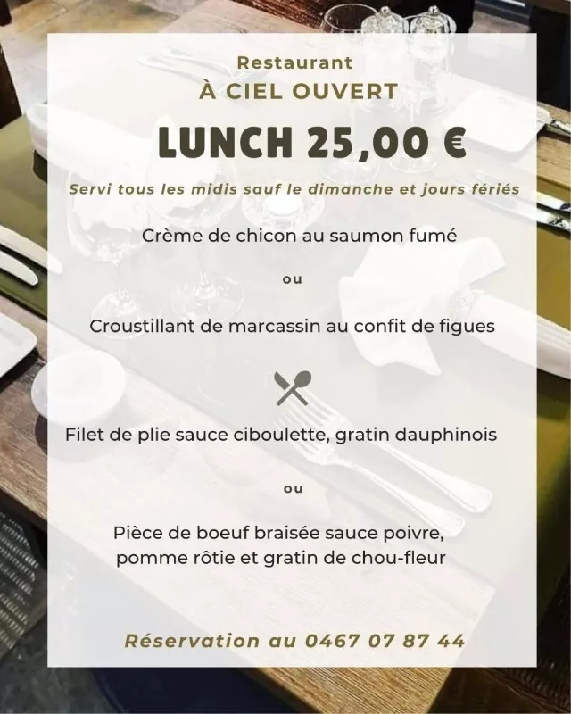 Photo : À Ciel Ouvert, Restaurants à Jodoigne, Incourt & entités