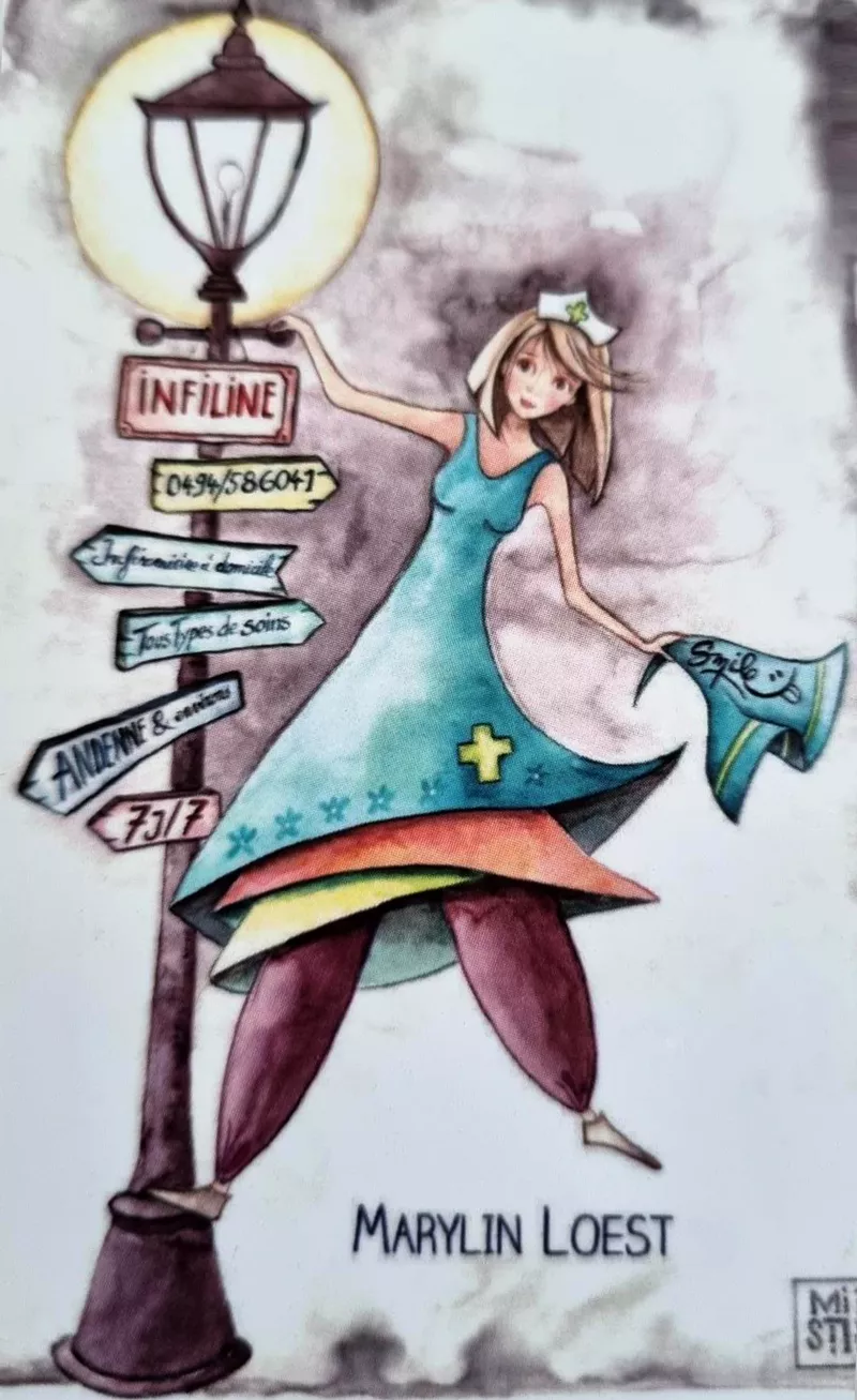 Photo : Infiline SRL - Marylin Loest, Infirmière à domicile à Andenne