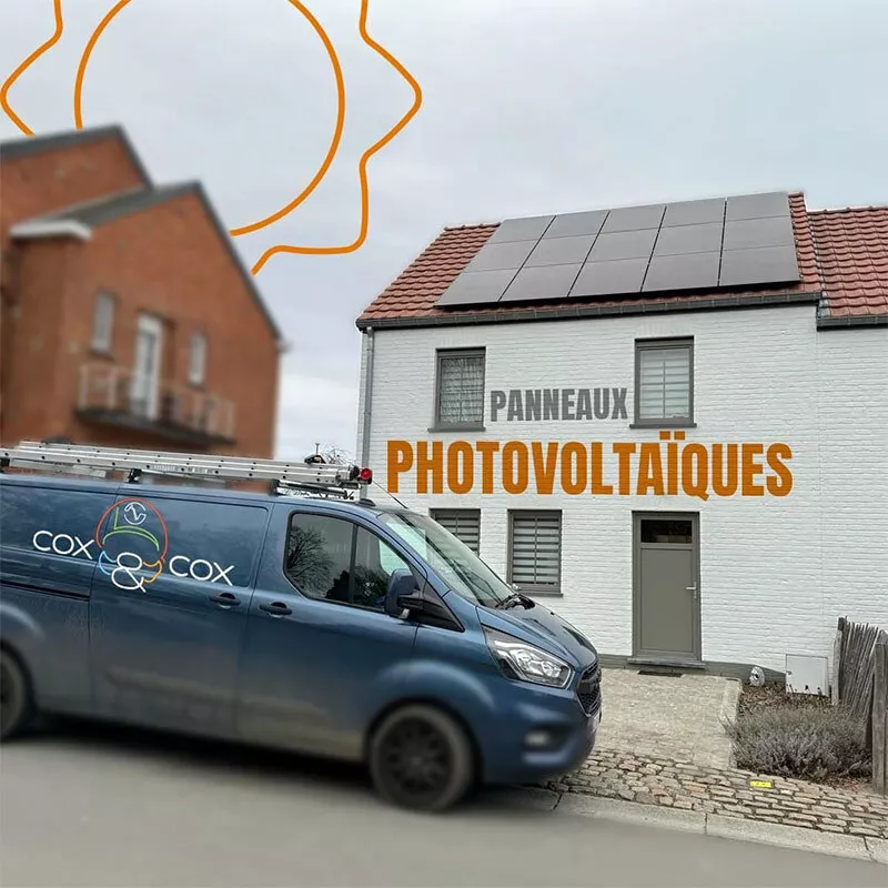 Photo : Cox & Cox, Chauffage & Sanitaires à Ramillies