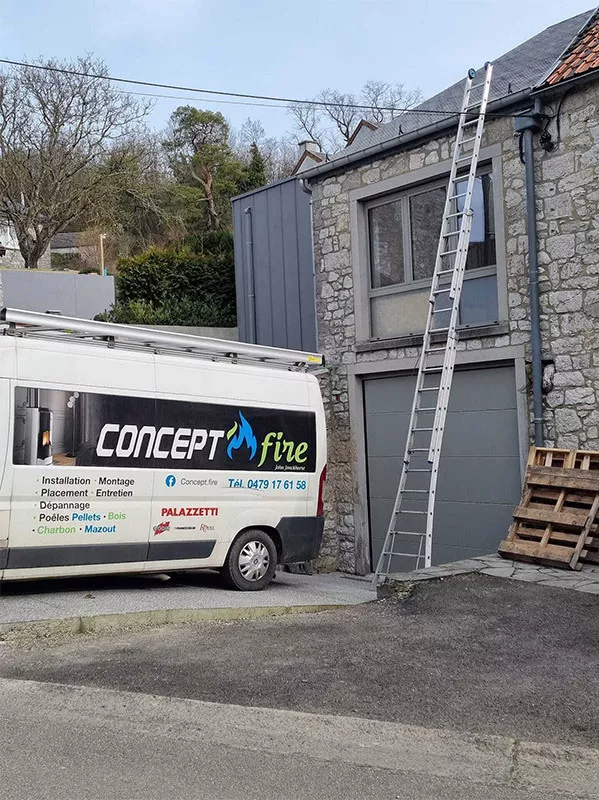 Photo : Concept Fire, Cheminées - Poêles & Foyers à Couvin, Chimay, Momignies & entités