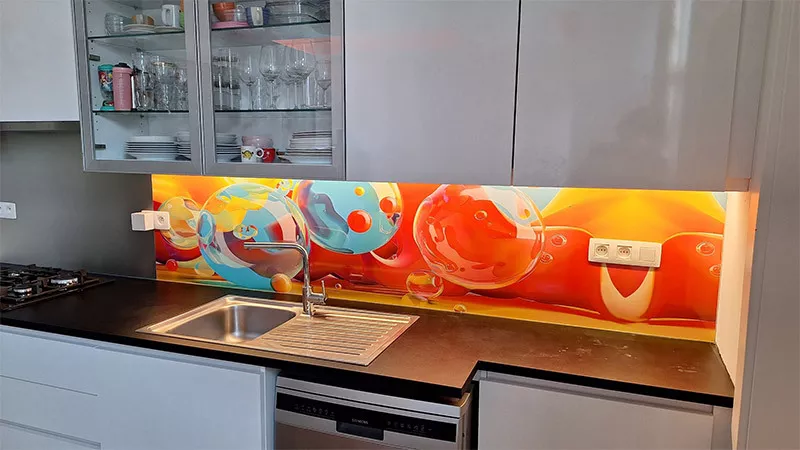 Photo : Créadence, Créateur et installateur de crédence de cuisine dans la province de Liège et en Wallonie