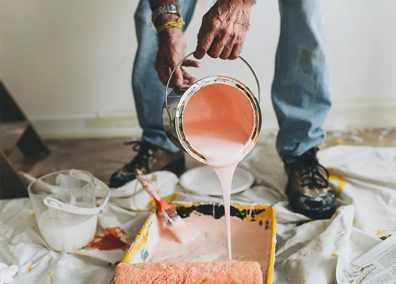 Photo : Home Color, Entrepreneurs - Peintures à Hélécine