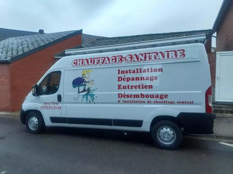 Photo : Ets Alan Milet, Chauffage & Sanitaires à Binche