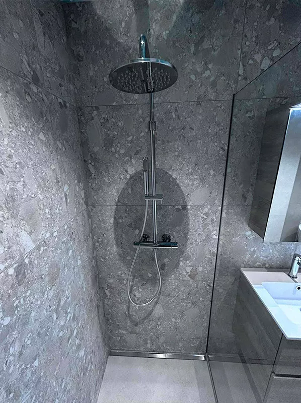 Photo : Ets Dethioux Nicolas, Aménagement de salle de bains à Chaumont-Gistoux