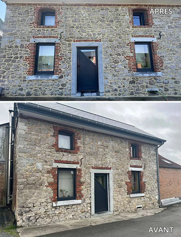 Photo : Ets FL Façade, Entrepreneurs-Rejointoiement-Façade & Sablage dans toutes la province de Liège et de Namur