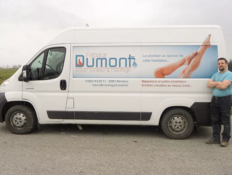 Photo : Fabrice Dumont, Chauffage & Sanitaires à Durbuy