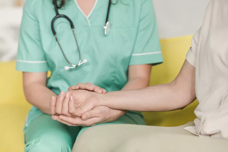 Photo : Christelle Gilliquet Soins de Santé, Infirmière à domicile à Herve