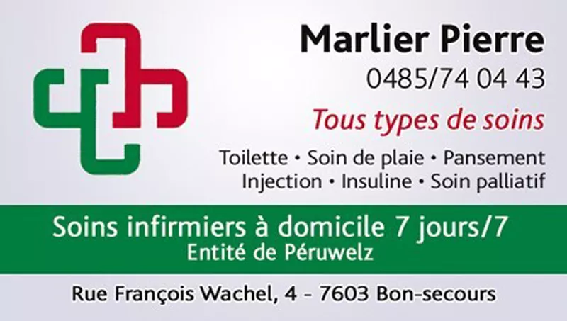 Photo : Pierre Marlier, Infirmier à domicile à Péruwelz