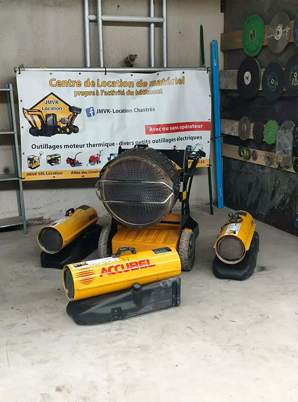 Photo : JMVK Location, Location Machines - Appareils & Outils à Walcourt & entités