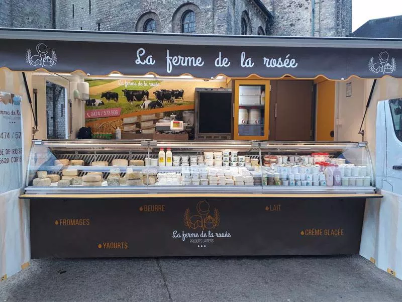 Photo : La Ferme de la Rosée, Fromageries à Corenne - Florennes