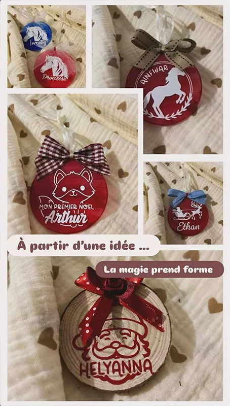 Photo : Les Créations de Nina, Broderie & Impression Textiles à Beauraing, Wellin, Tellin, Daverdisse & entités