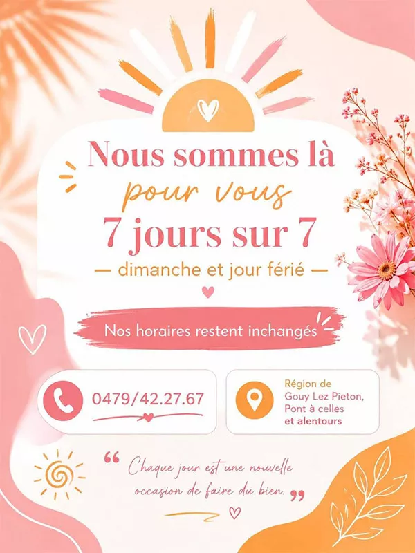 Photo : Levisse, Infirmières à domicile à Courcelles & entités