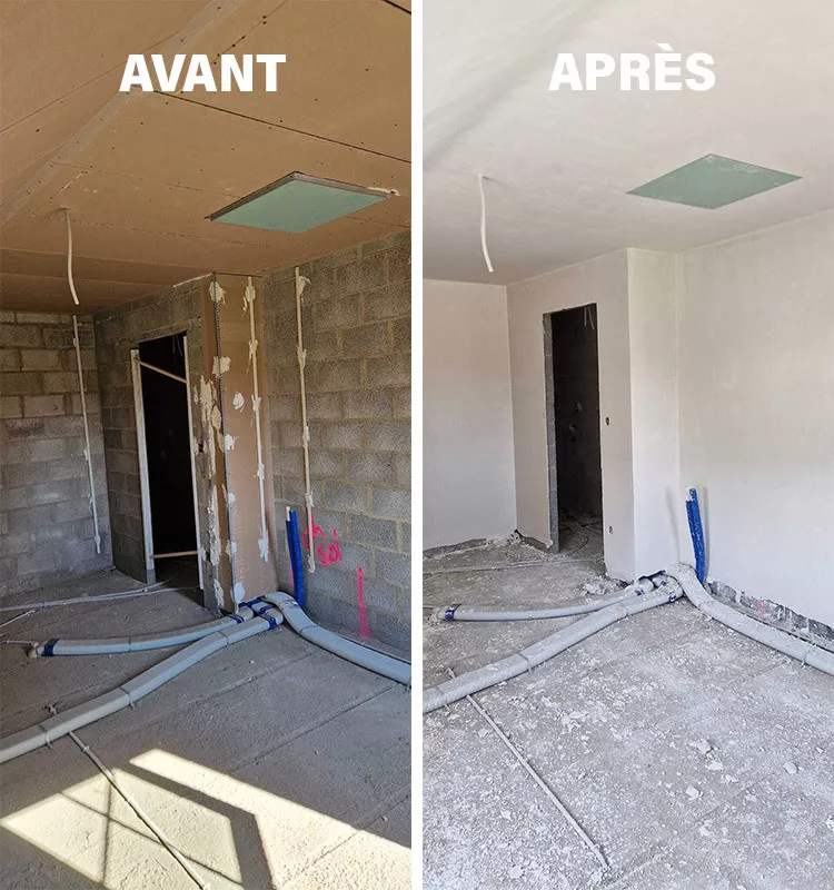 Photo : MG Plafonnage, Plafonds - Plafonneurs à Dinant, Houyet, Beauraing & entités