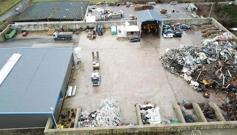 Photo : Meca Weigert Recycling, Centre de recyclage à Gouvy