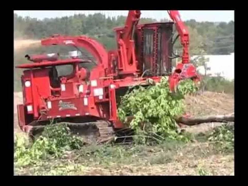 Photo : Michel Jungers, Broyage Forestier à Attert