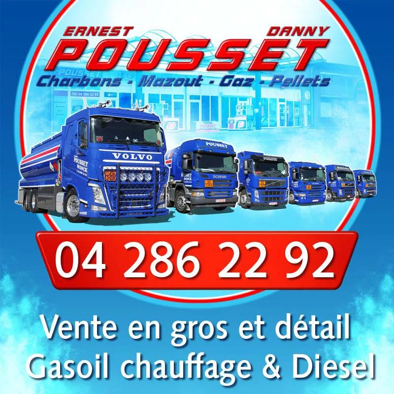 Photo : Pousset Danny, Mazout - Charbon - Combustibles - Pellets & Gaz à Bassenge