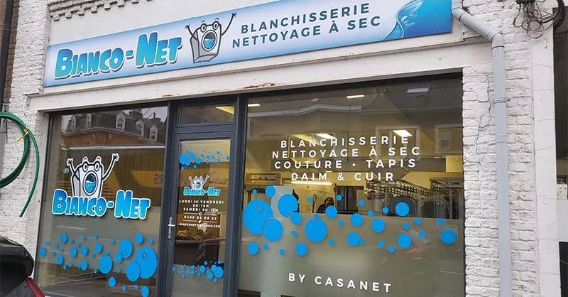 Photo : Bianco Net SRL, Nettoyage à sec - Blanchisseries & Lavoirs à Andenne