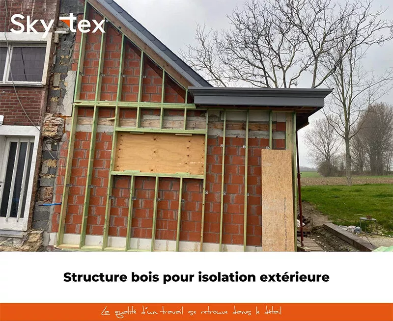 Photo : Sky-Tex, Entrepreneurs - Toitures & Charpentes à Frasnes-lez-Anvaing, Celles, Mont-de-l'Enclus & entités