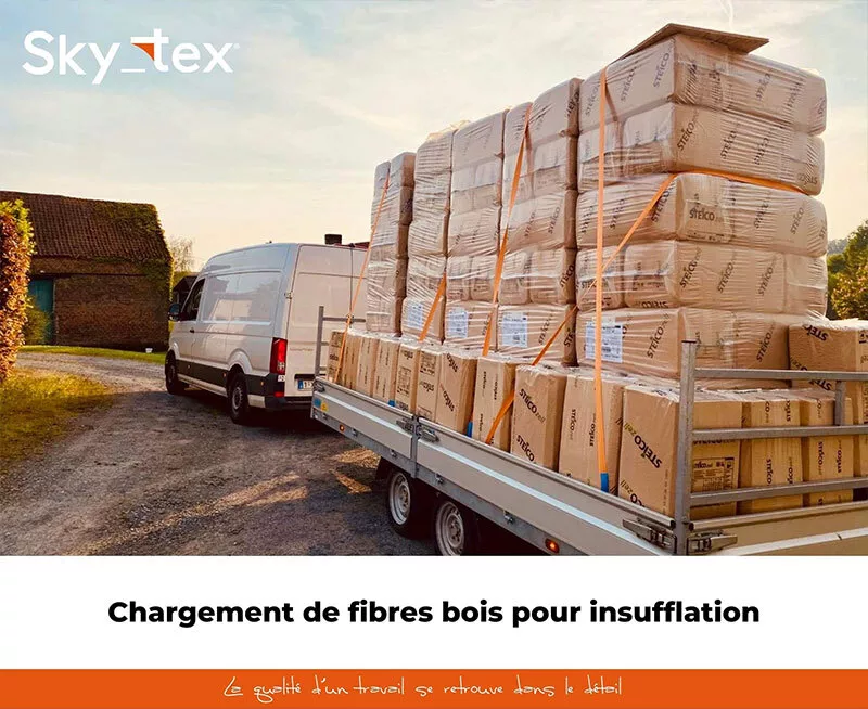 Photo : Sky-Tex, Entrepreneurs - Toitures & Charpentes à Frasnes-lez-Anvaing, Celles, Mont-de-l'Enclus & entités
