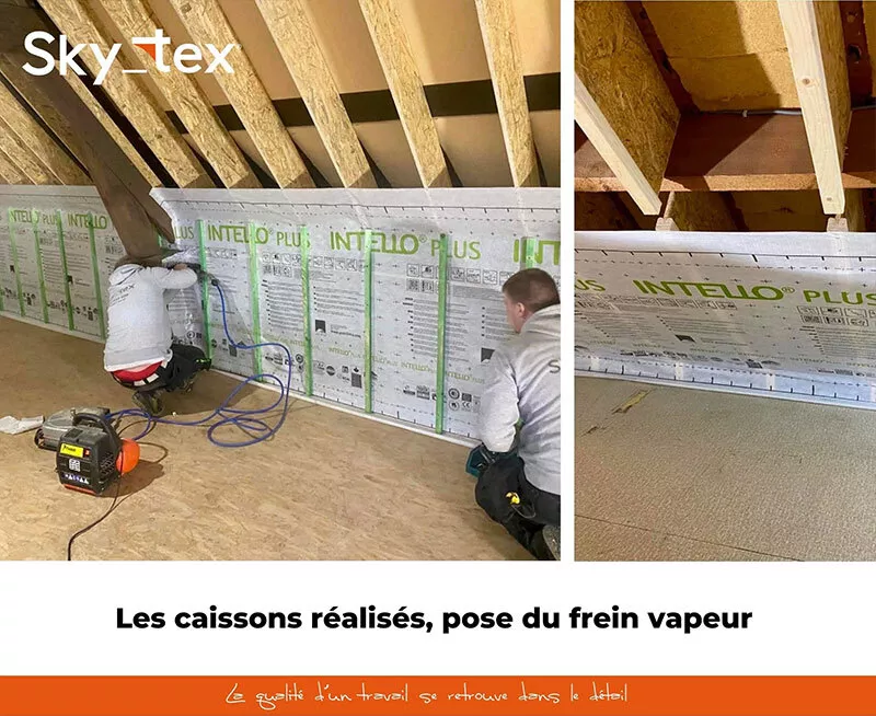 Photo : Sky-Tex, Entrepreneurs - Toitures & Charpentes à Frasnes-lez-Anvaing, Celles, Mont-de-l'Enclus & entités