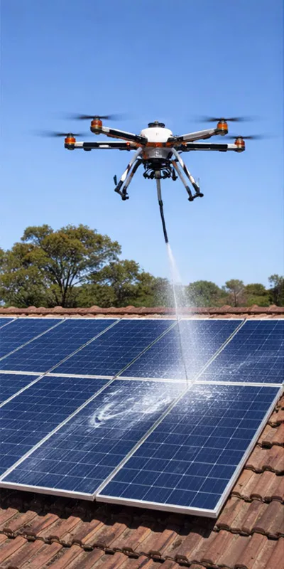 Photo : Thierry Votre Laveur de Vitres - Up N Drone, Entreprise de nettoyage à Hannut, Lincent & entités