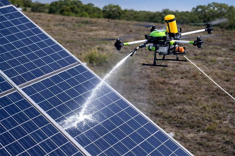 Photo : Thierry Votre Laveur de Vitres - Up N Drone, Entreprise de nettoyage à Hannut, Lincent & entités