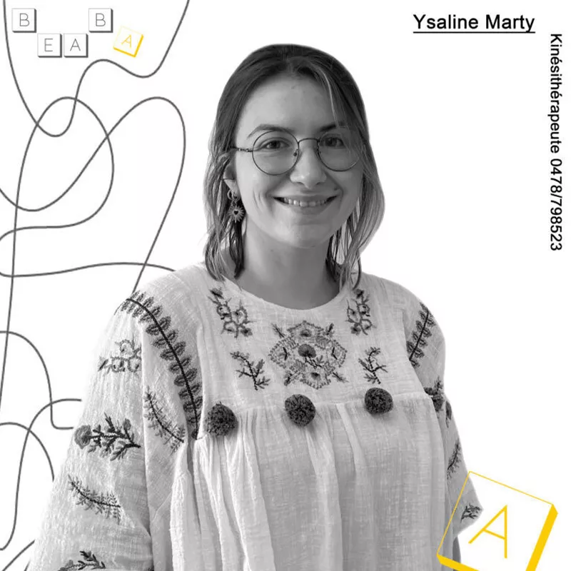 Photo : Ysaline Marty, Kinésithérapeutes à Péruwelz
