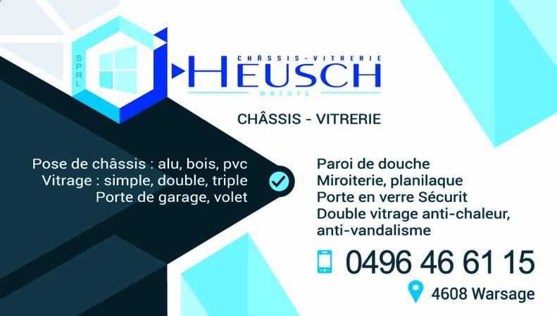Châssis Vitrerie Heusch Srl