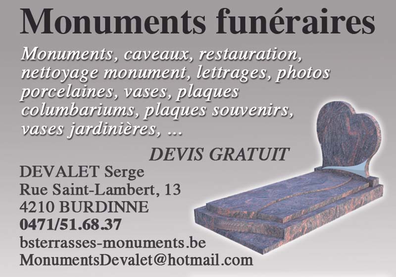 Monuments Funéraires Devalet