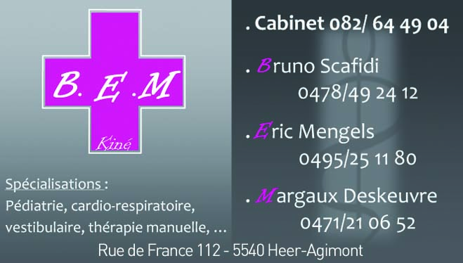 BEM Kiné Deskeuvre - Mengels & Scafidi