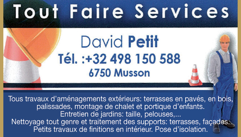 Petit David - Tout Faire Services