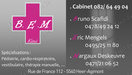 BEM Kiné Deskeuvre - Mengels & Scafidi