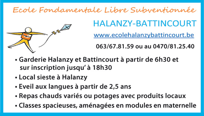 Ecole Fondamentale Libre Subventionnée HALANZY-BATTINCOURT