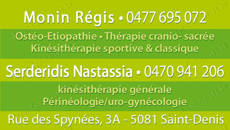 Monin Régis & Serderidis Nastassia