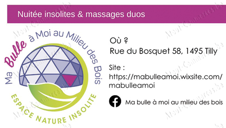 Ma Bulle à moi au milieu des bois