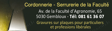 Cordonnerie & Serrurerie de la Faculté