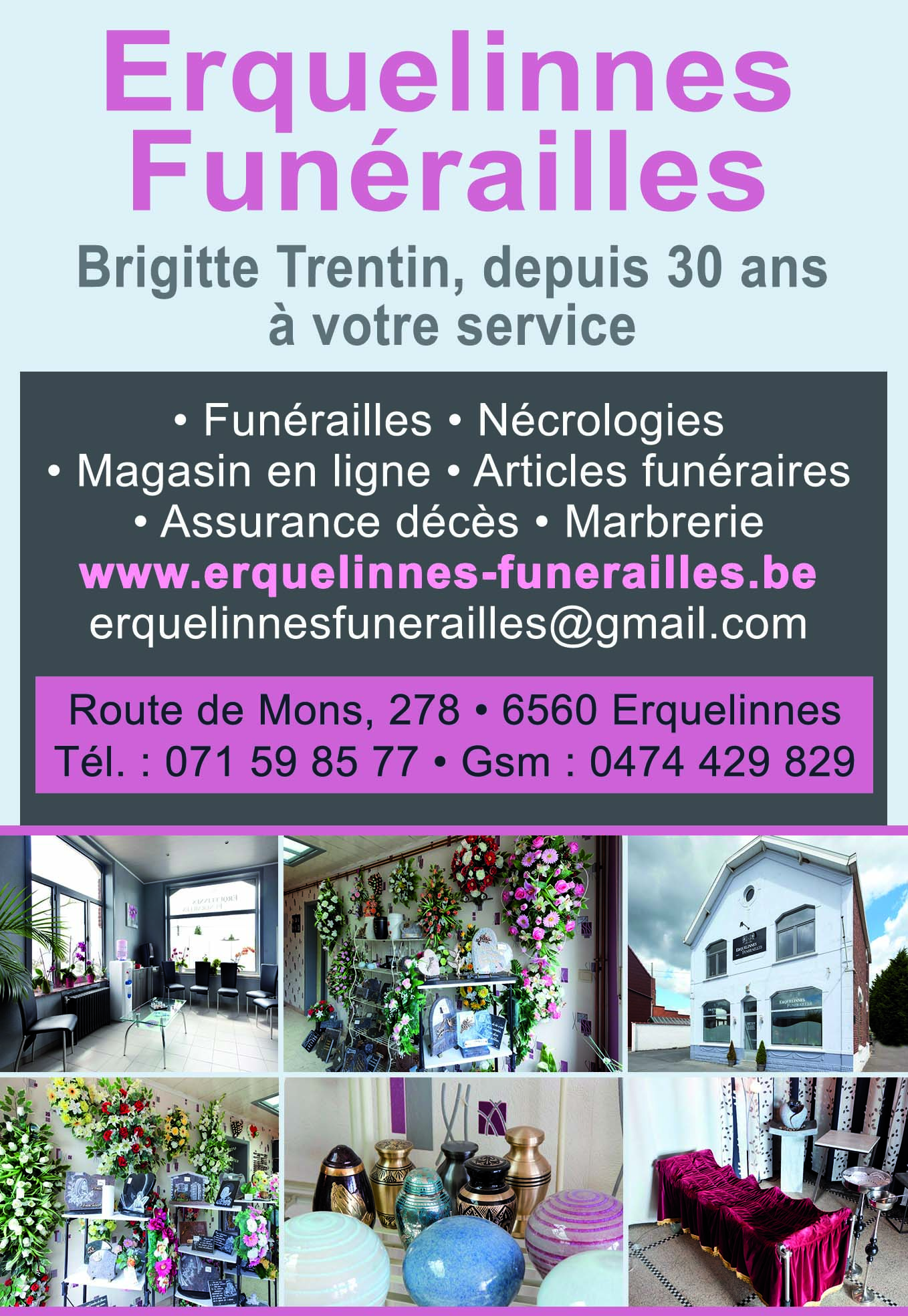 Erquelinnes Funérailles