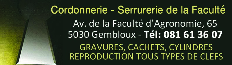 Cordonnerie & Serrurerie de la Faculté