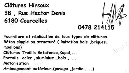 Clôtures Hirsoux