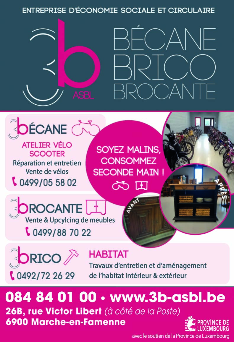 3B Bricolage Bécane Brocante Asbl 