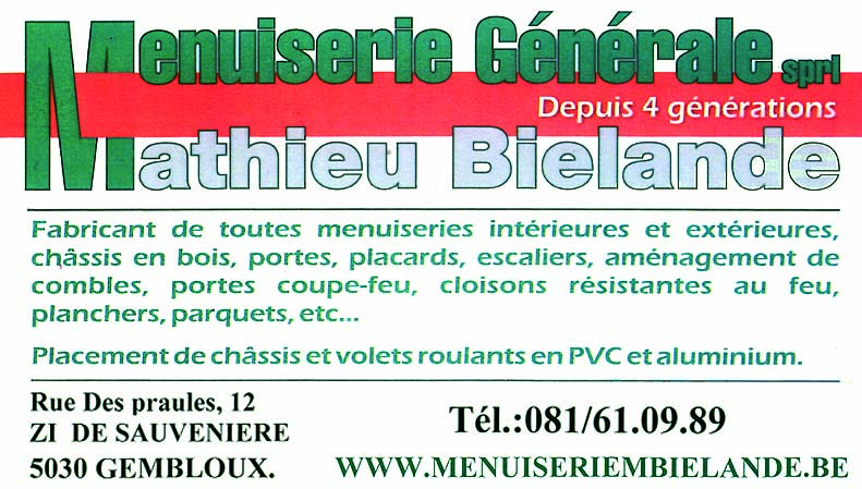 Bielande Mathieu Menuiserie Srl 