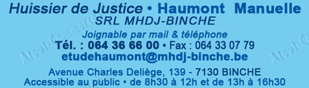 MHDJ Binche Sc Scrl Haumont Manuelle