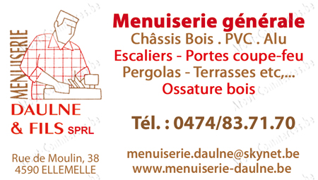 Menuiserie Daulne & Fils Sprl