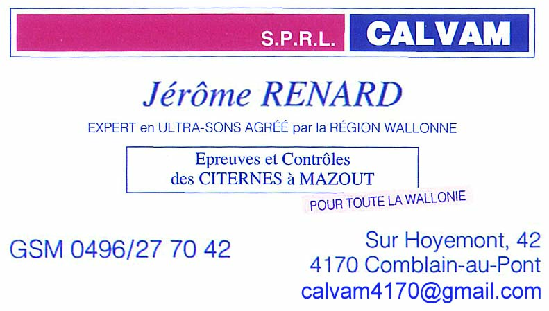 Calvam Sprl