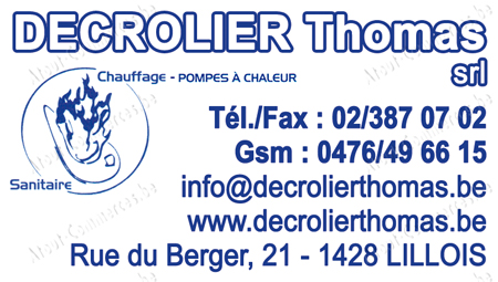 Decrolier Thomas Sprl