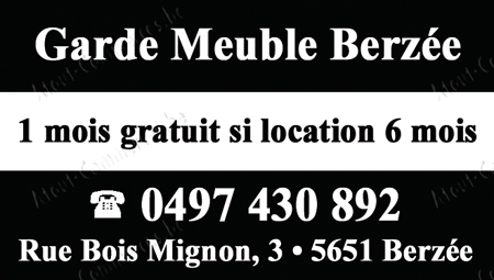 Garde meubles Berzée