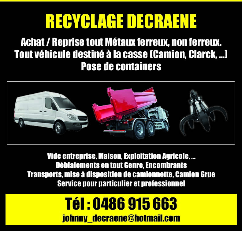 Recyclage Decraene