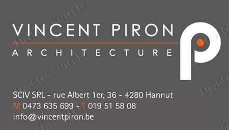 Piron Vincent Architecture Sprl