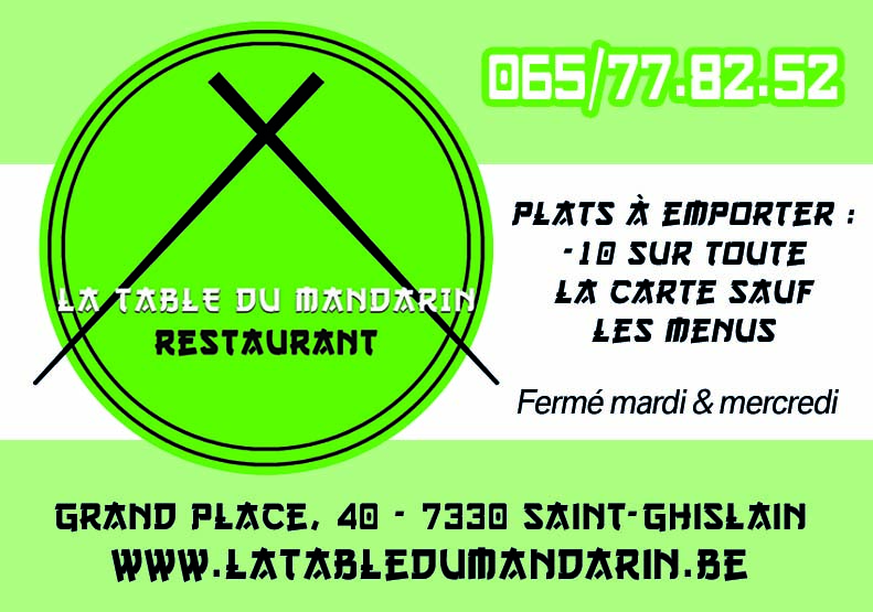 Table du Mandarin (La)
