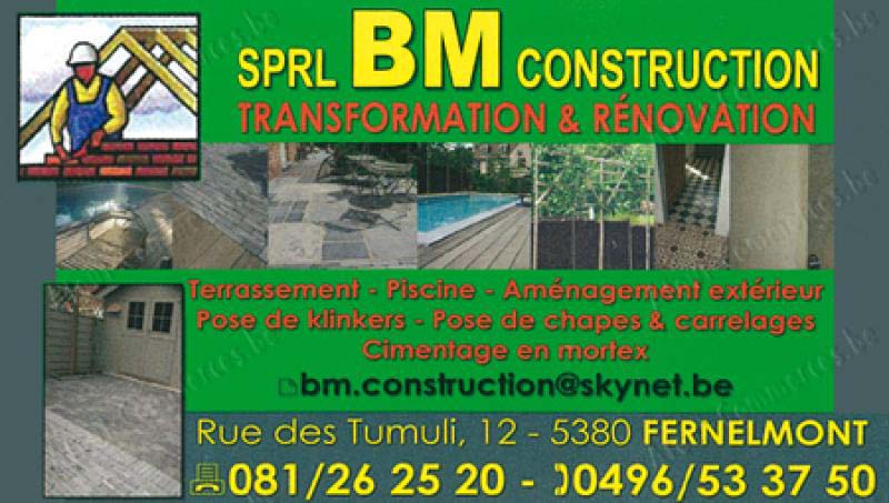 BM Construction Sprl